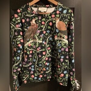 Gucci Women's Black Floral Sweater